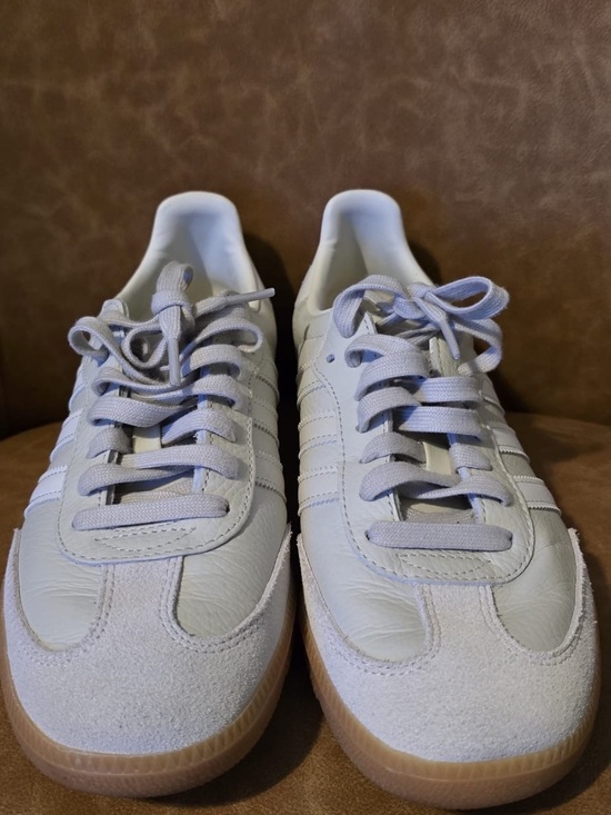 adidas Shoes - adidas women Light Gray Sneakers with Gum Sole